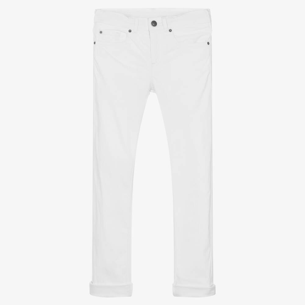 Bonpoint Teen Girls White Denim Jeans