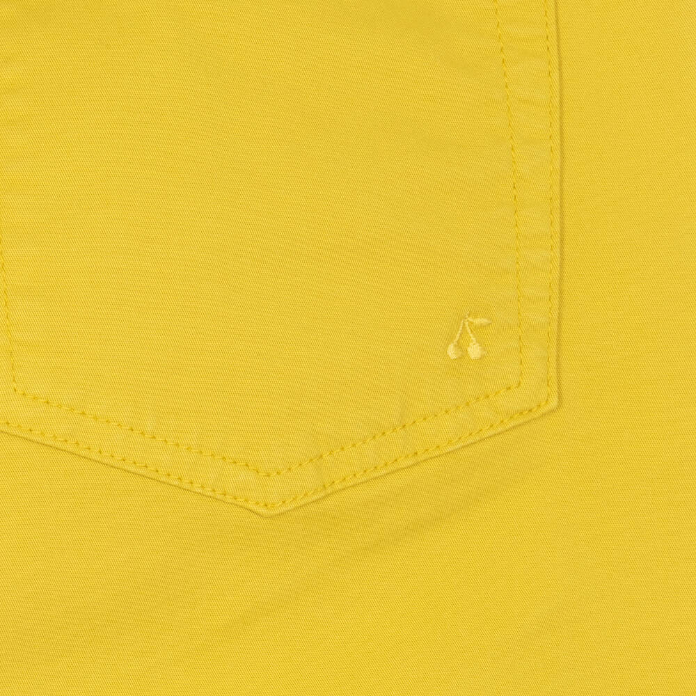 بونبوان-بنطلون تينز بناتي قطن تويل لون أصفر | Childrensalon Outlet