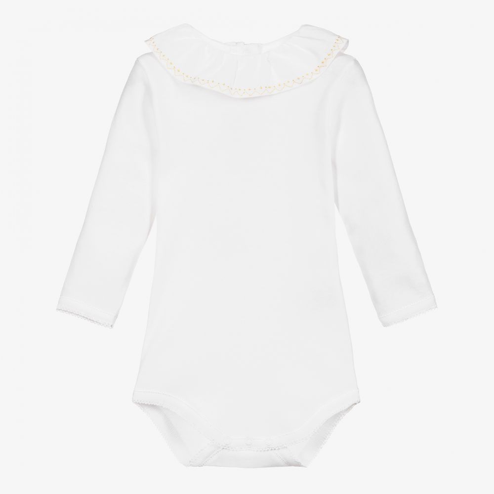 Bonpoint - Body blanc en coton Bébé | Childrensalon