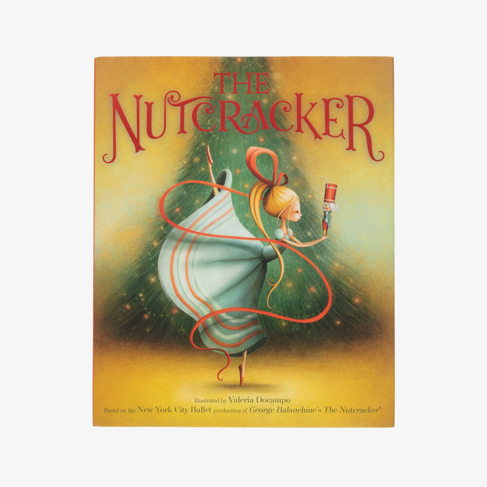 Books to Bed-طقم فستان نوم وردي للبنات بنمط كسارة البندق | Childrensalon Outlet