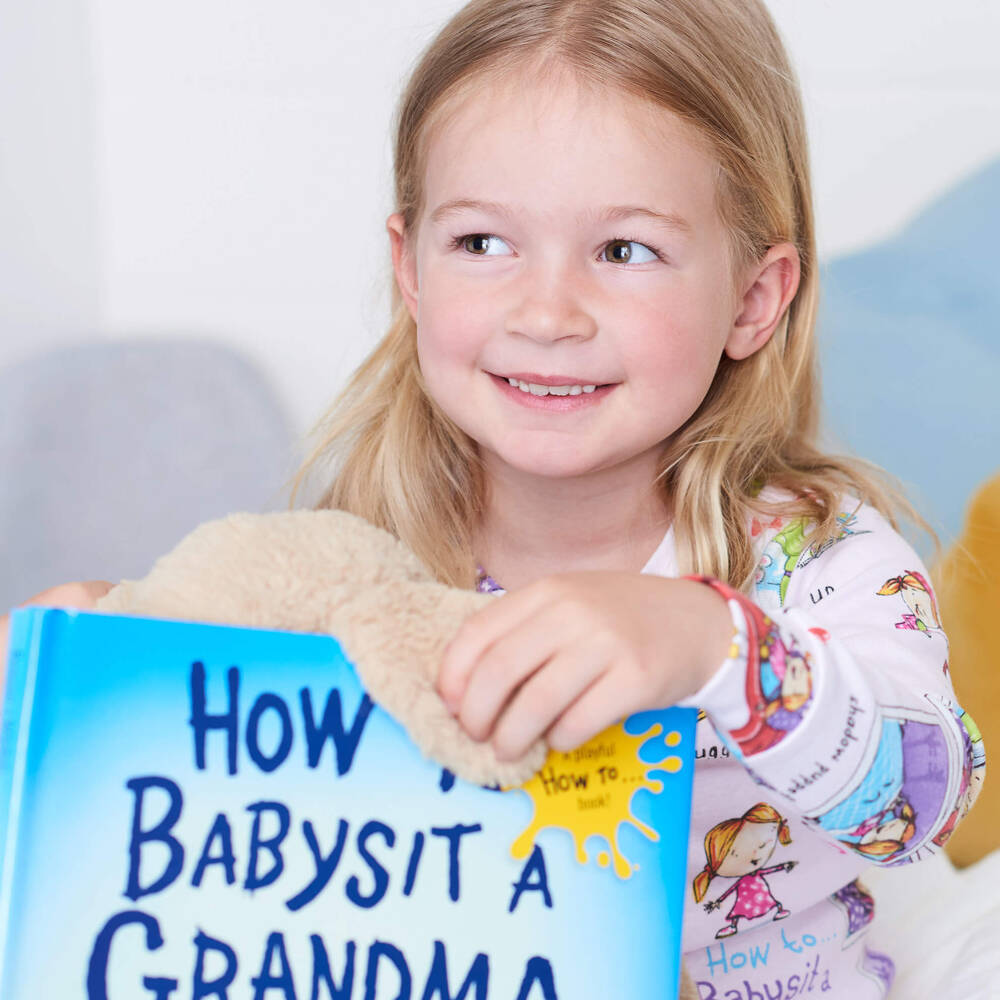 Books to Bed-طقم بيجاما قطنية ناعمة باللون الوردي للبنات | Childrensalon Outlet