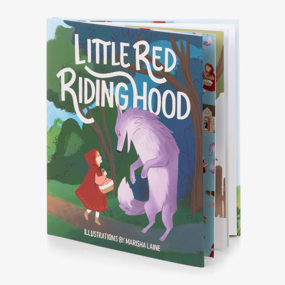 Books to Bed-Little Red Riding Hood Cotton Pyjamas & Book Set | Childrensalon Outlet