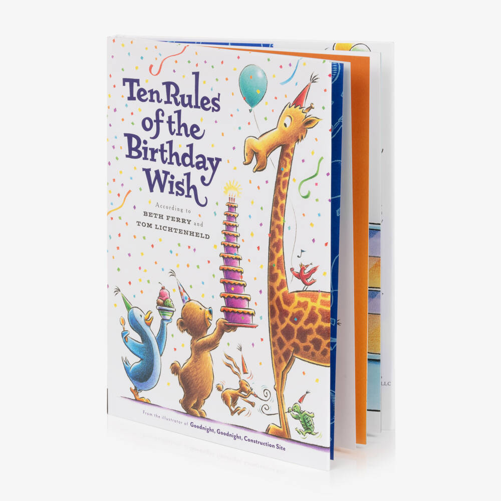 Books to Bed-White Birthday Wish Cotton Pyjamas & Book Set | Childrensalon Outlet