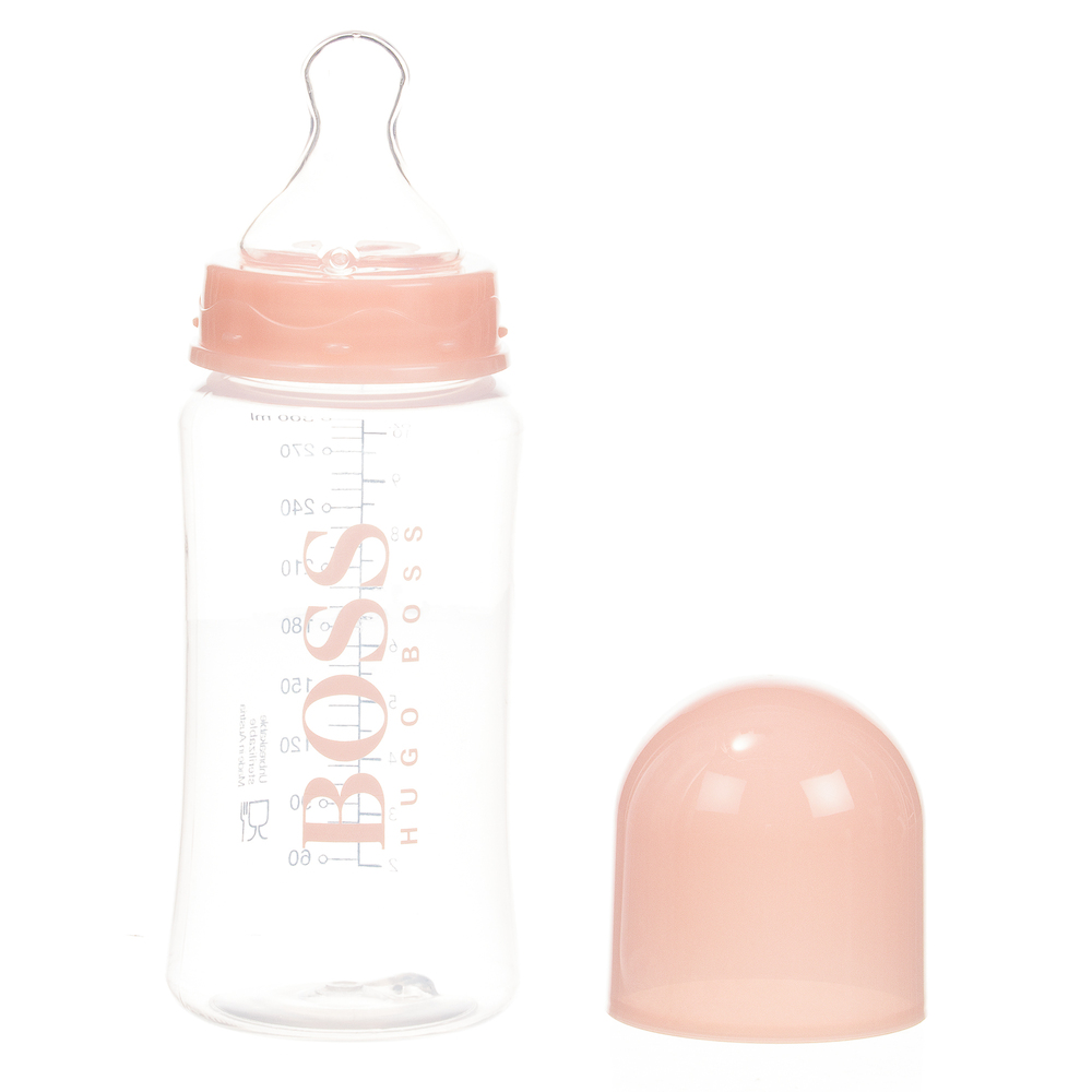 BOSS Pink Baby Bottles 2 Pack