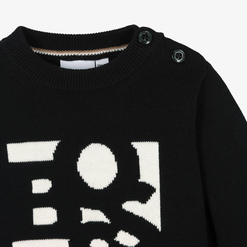 Baby boy black jumper store