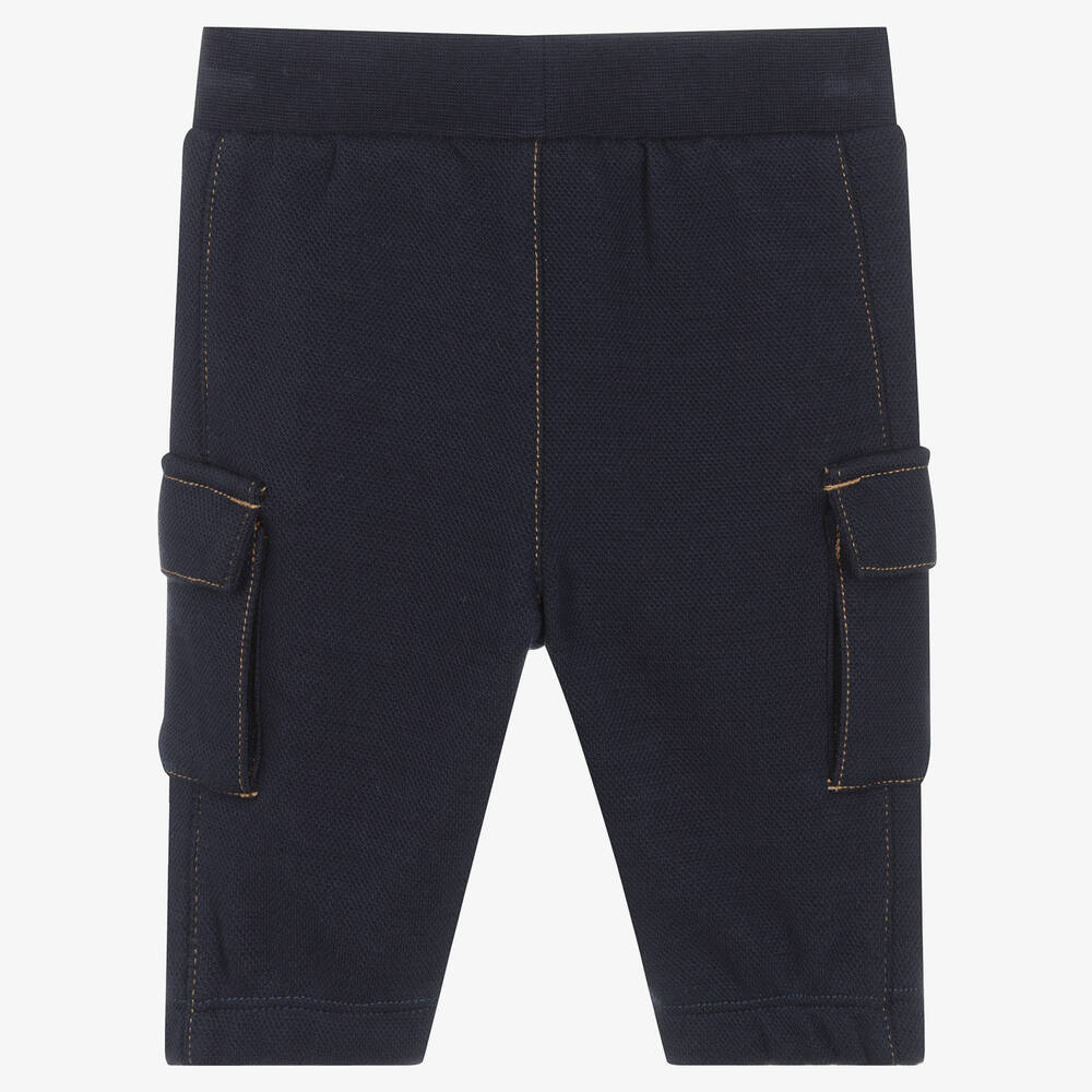 بوس-جوغرز أطفال ولادي قطن جيرسي لون كحلي | Childrensalon Outlet