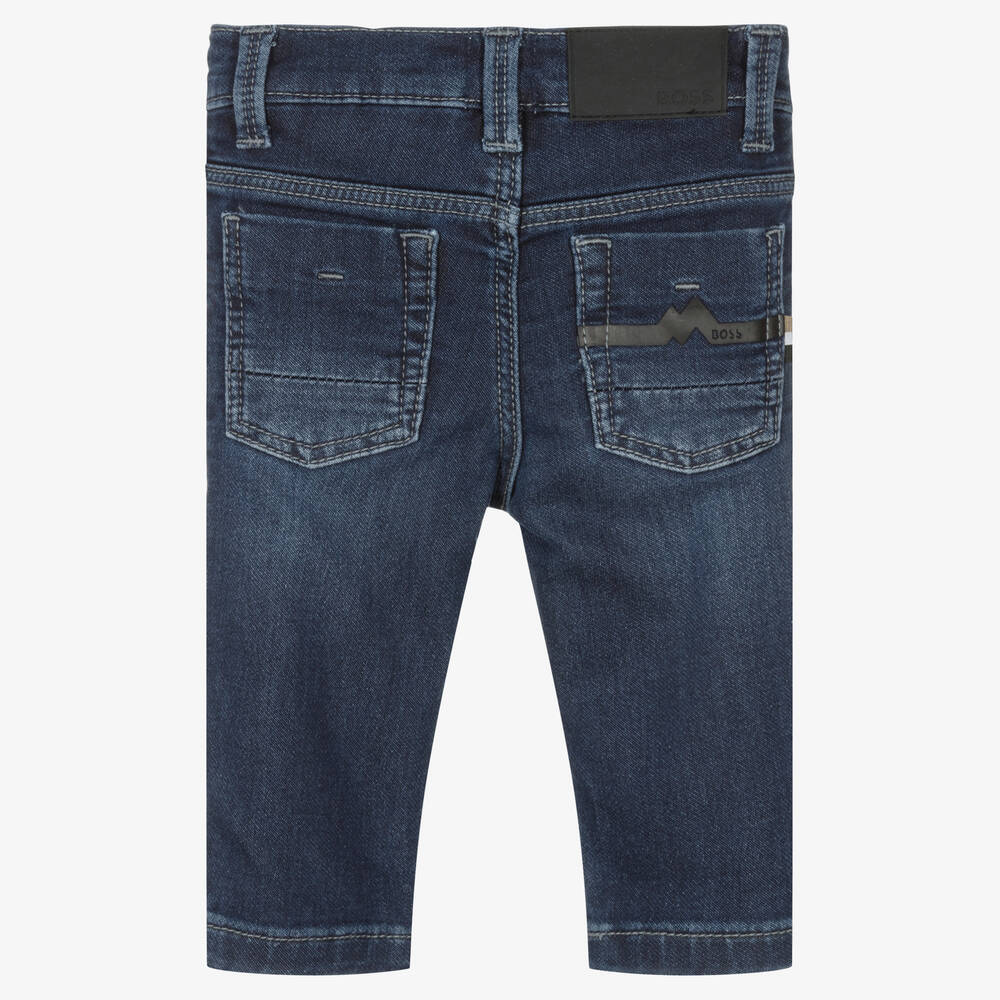 BOSS Baby Boys Blue Denim Jeans Childrensalon Outlet