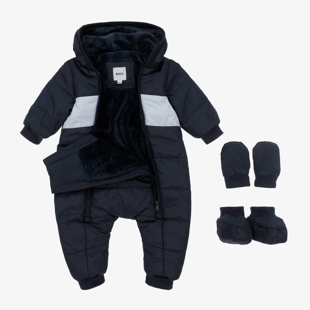 Hugo boss baby boy snowsuit sales