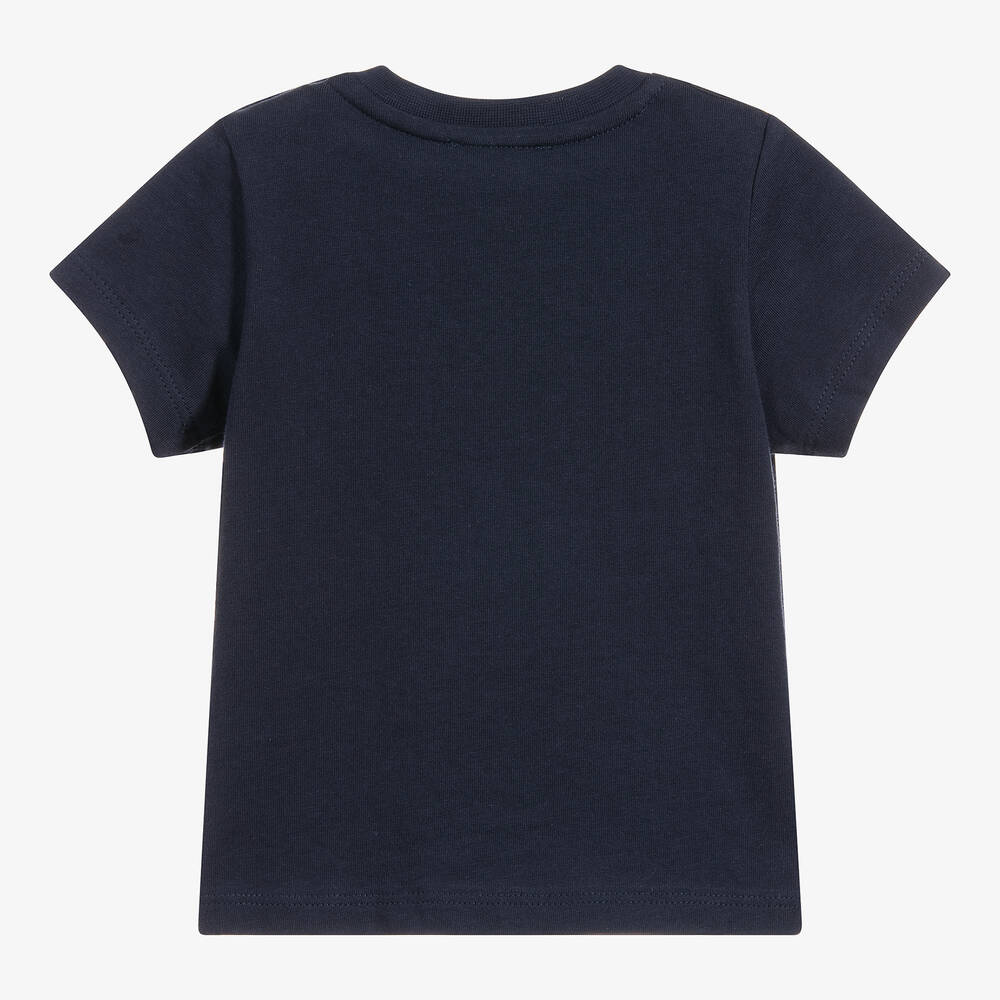 BOSS-Baby Boys Blue Logo T-Shirt | Childrensalon Outlet