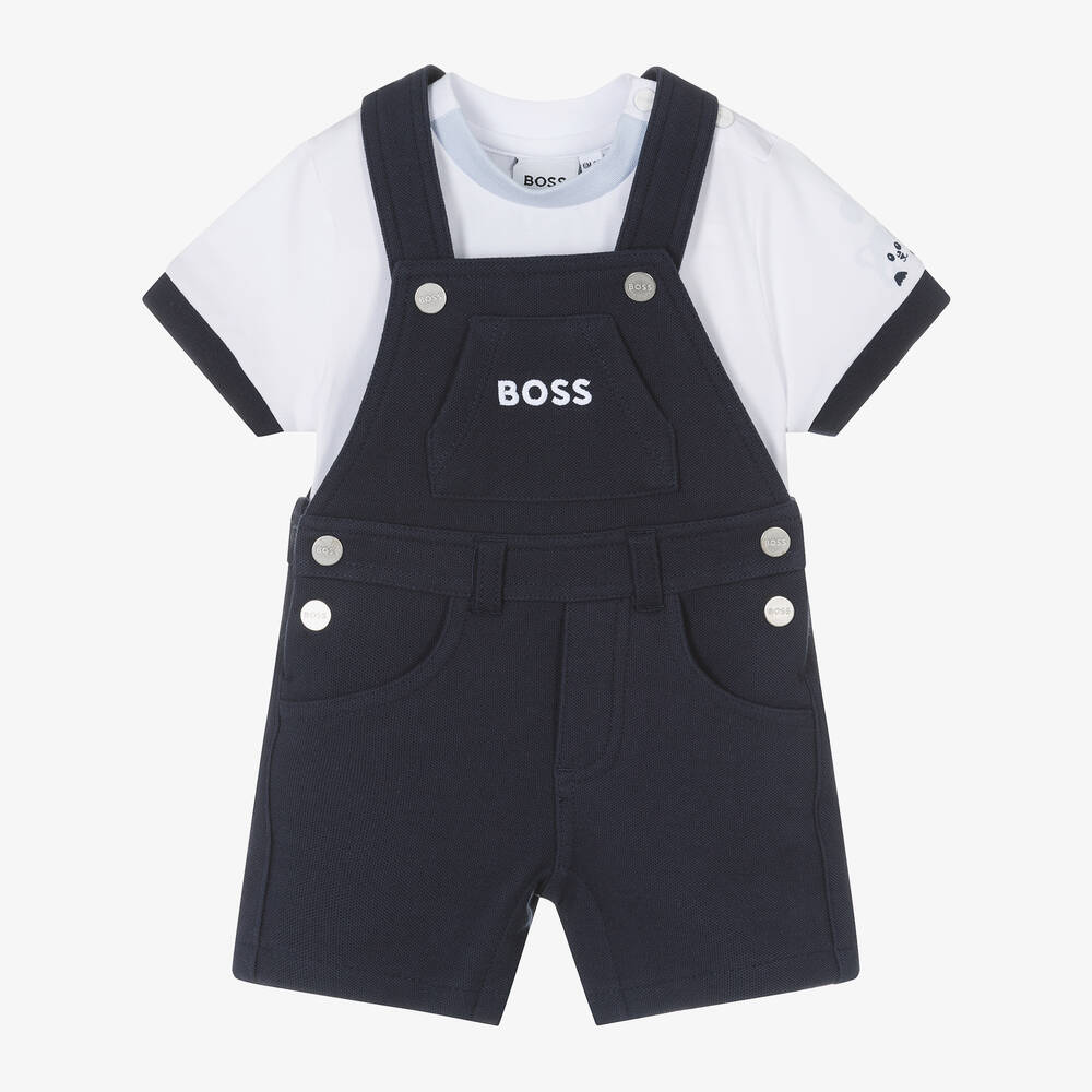 Hugo boss baby dungarees new arrivals