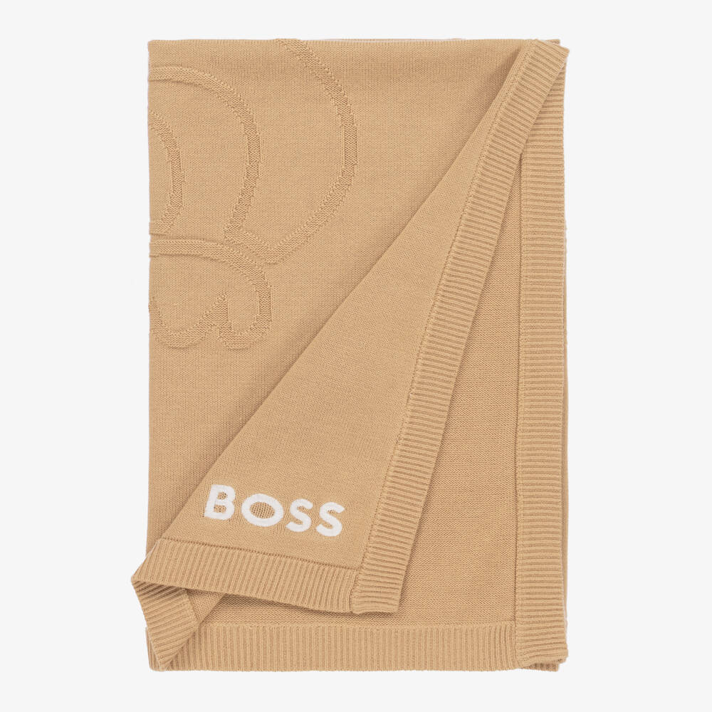 BOSS-Baby Boys Cozy Knit Blanket | Childrensalon Outlet