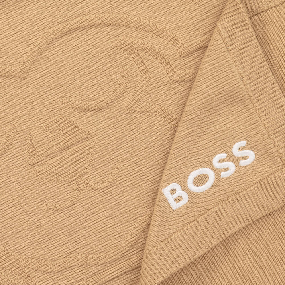 BOSS-Baby Boys Cozy Knit Blanket | Childrensalon Outlet