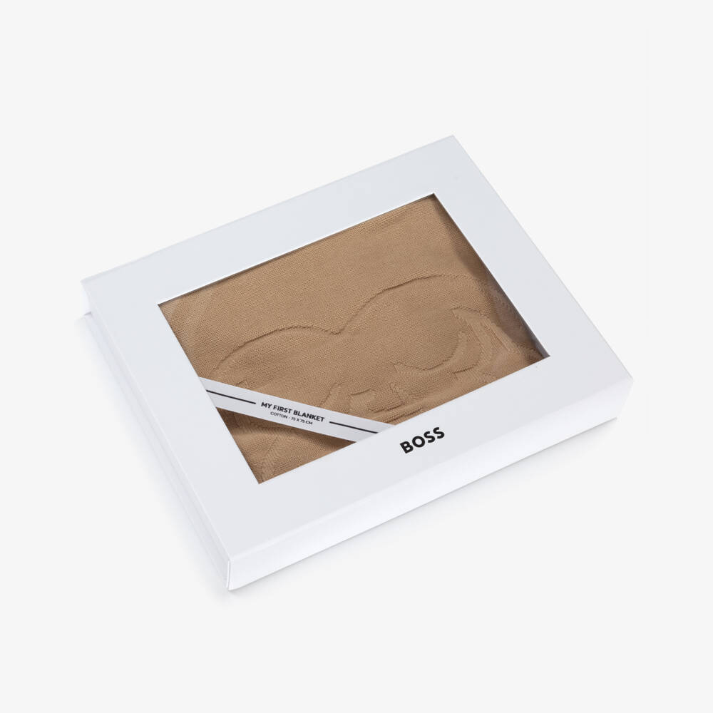 BOSS-Baby Boys Cozy Knit Blanket | Childrensalon Outlet