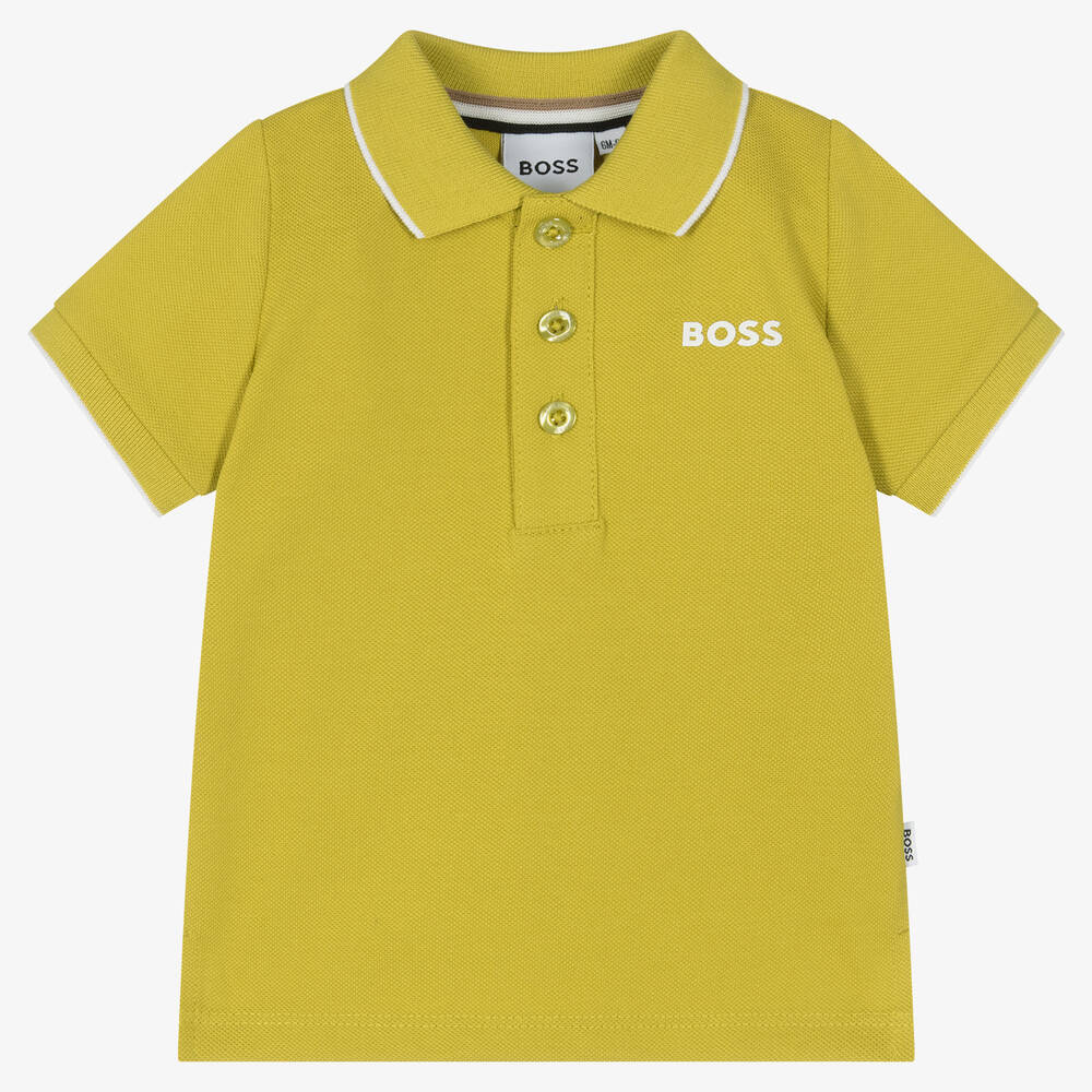 Baby Boys Green Polo T Shirt