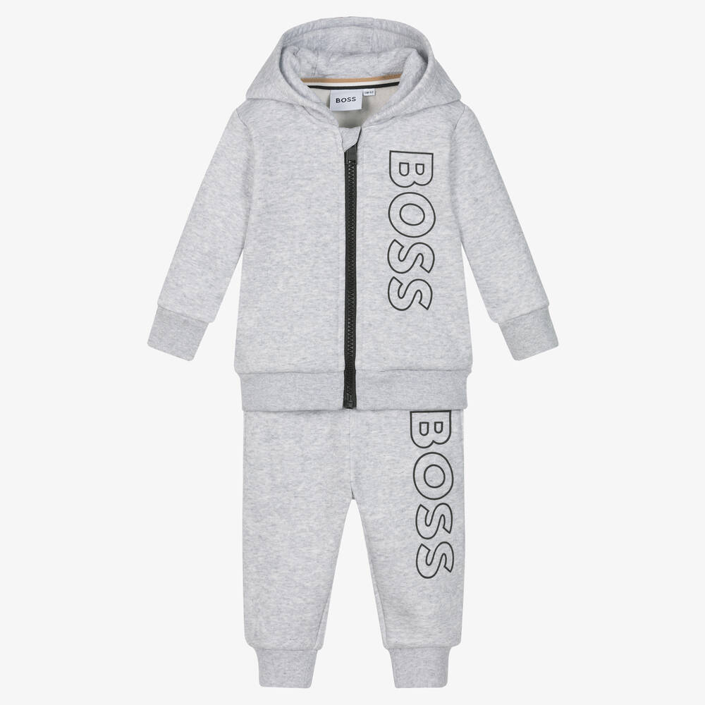 Boss Baby Boys Playsuit In White main image 0