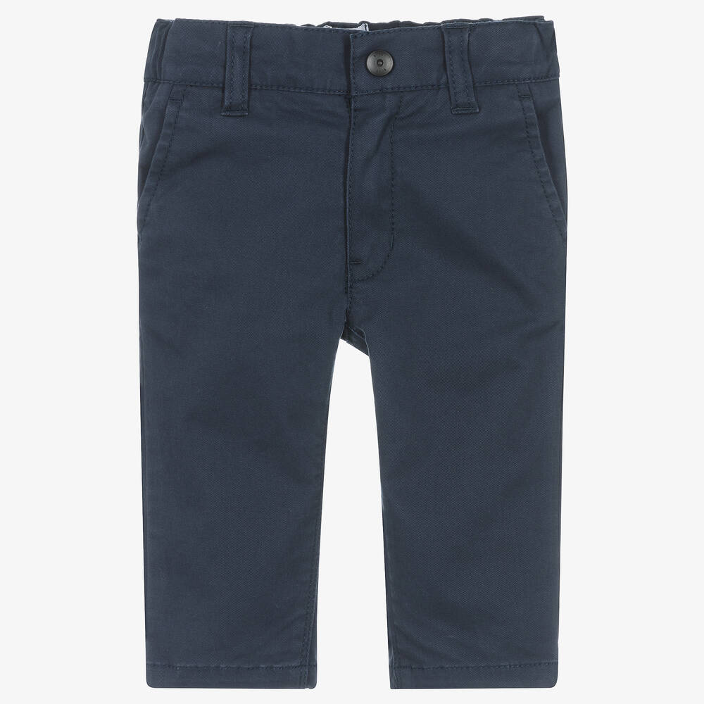 BOSS - Chino bleu marine bébé garçon | Childrensalon