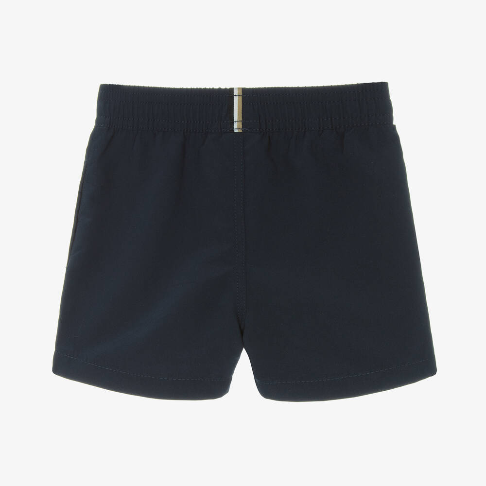 BOSS Baby Boys Navy Blue Swim Shorts Childrensalon Outlet
