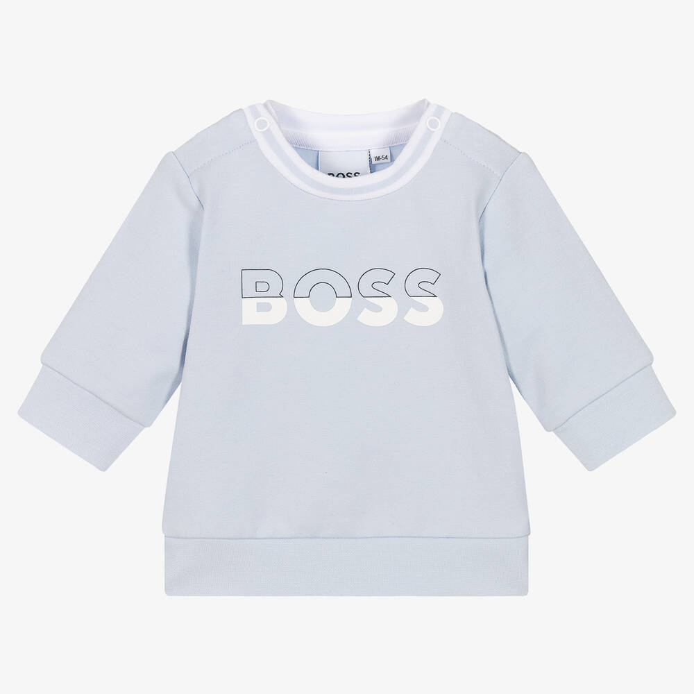 Kids hugo boss sweatshirt hotsell