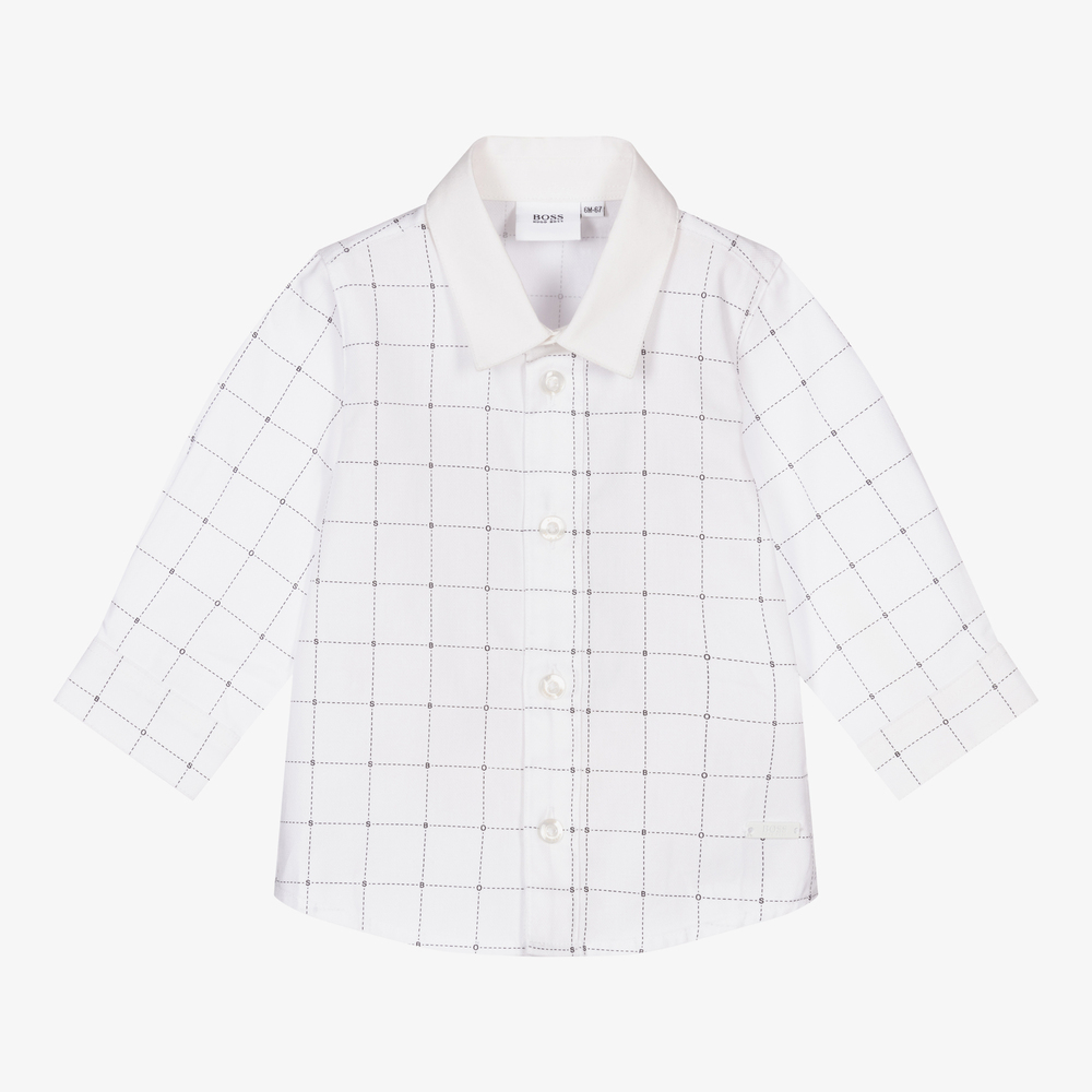 BOSS - Chemise blanche en coton Bébé garçon | Childrensalon