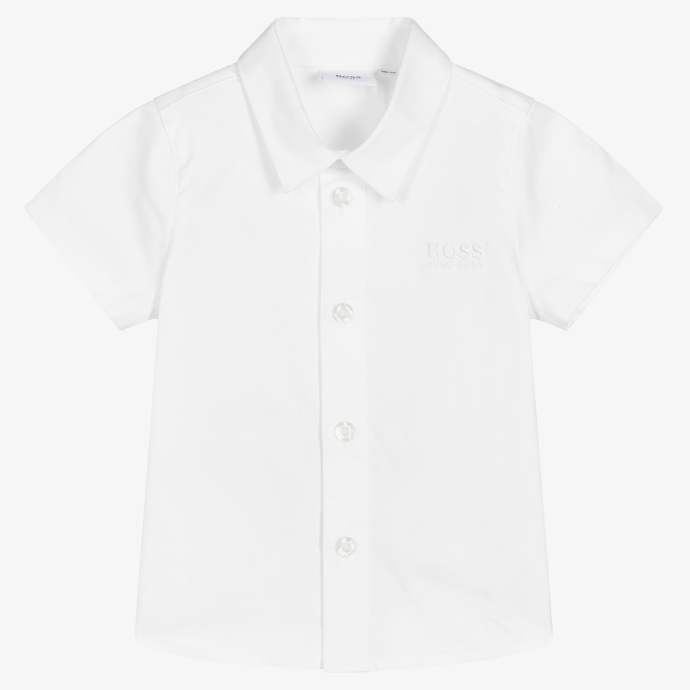 Chemise blanche en coton B b gar on