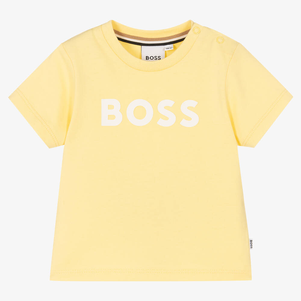Gelbes Baumwoll T Shirt f r Babys
