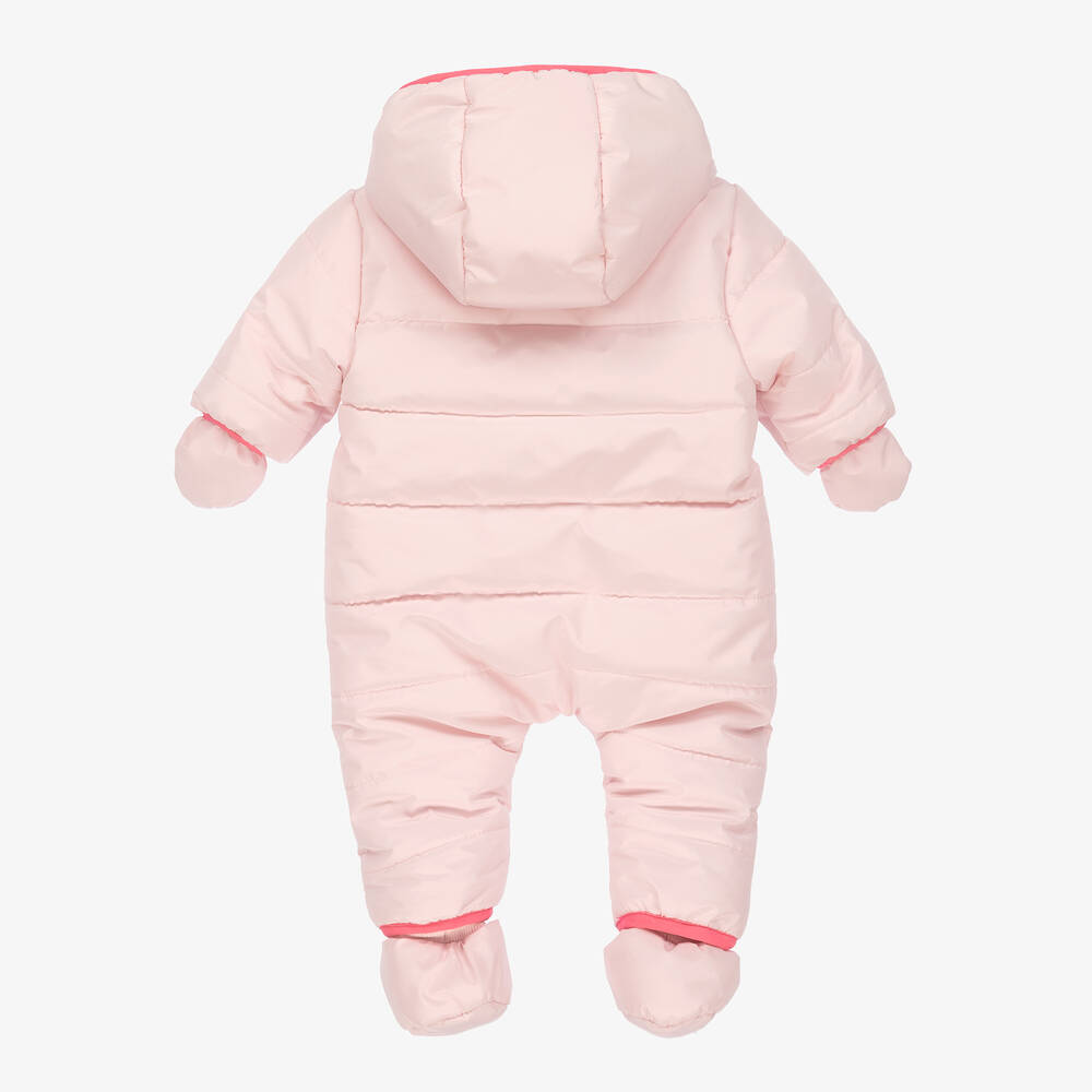 BOSS-Розовый зимний комбинезон для малышек | Childrensalon Outlet