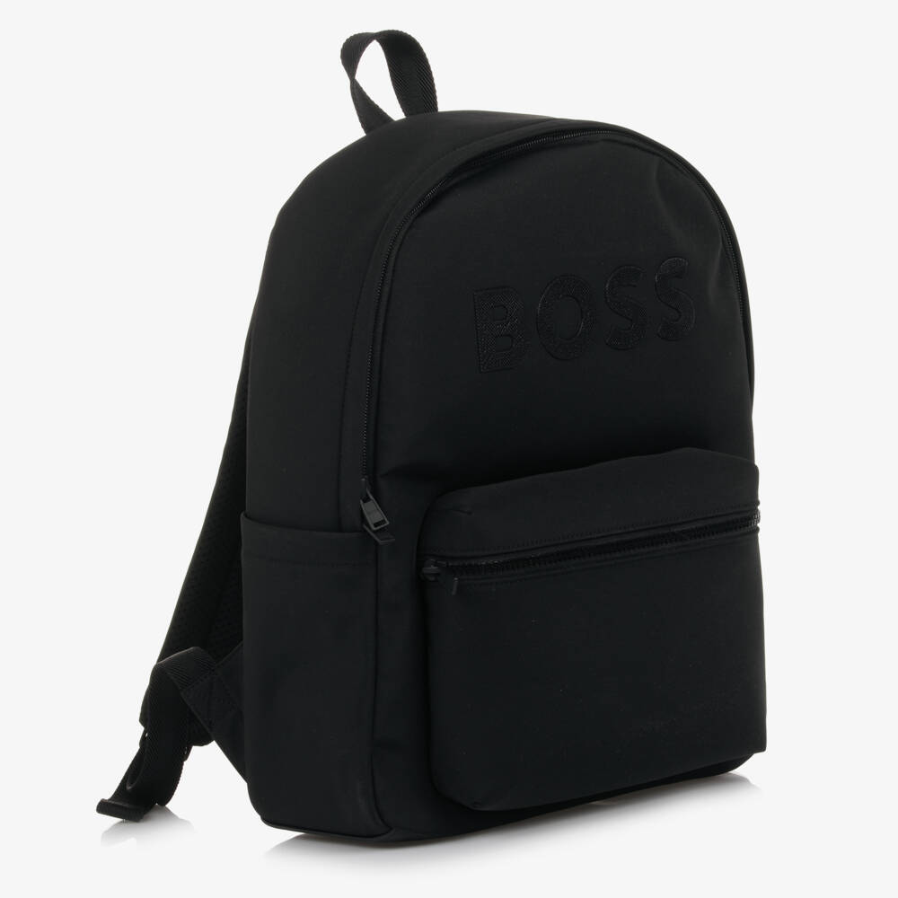 BOSS-Black Canvas Backpack (38cm) | Childrensalon Outlet