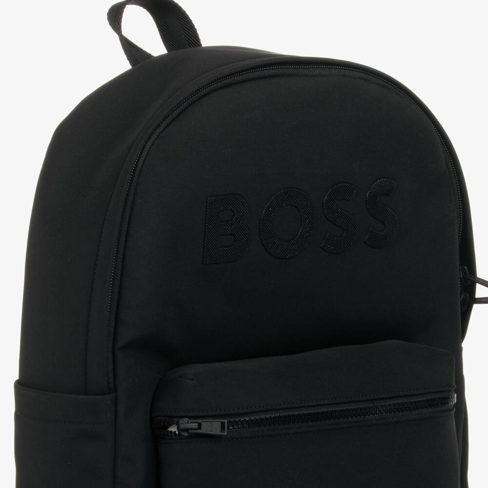 BOSS-Black Canvas Backpack (38cm) | Childrensalon Outlet