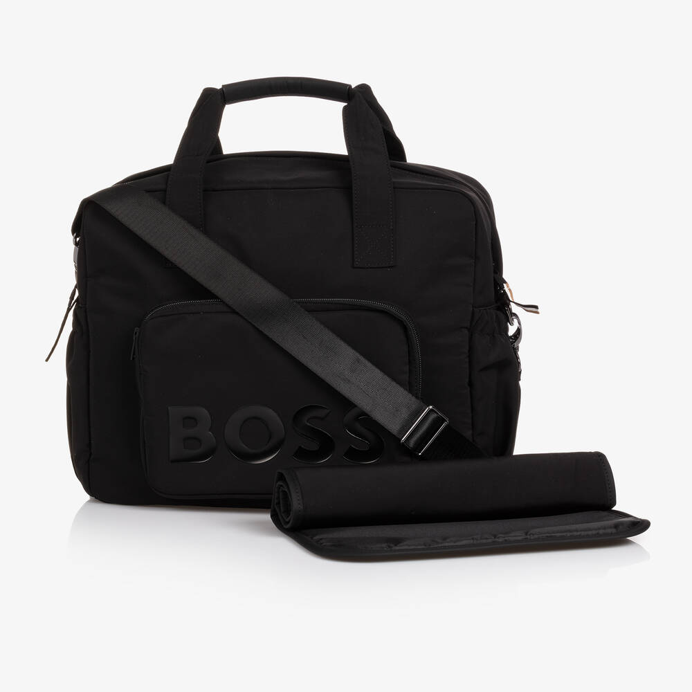 BOSS - Black Changing Backpack (50cm)  | Childrensalon