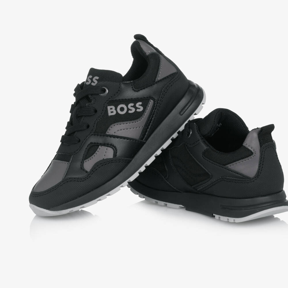 BOSS-Black Logo Trainers | Childrensalon Outlet