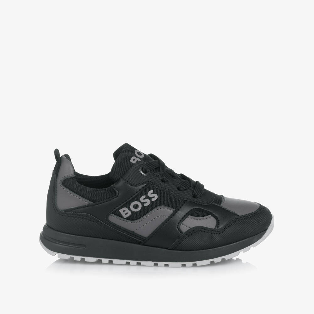 BOSS-Black Logo Trainers | Childrensalon Outlet