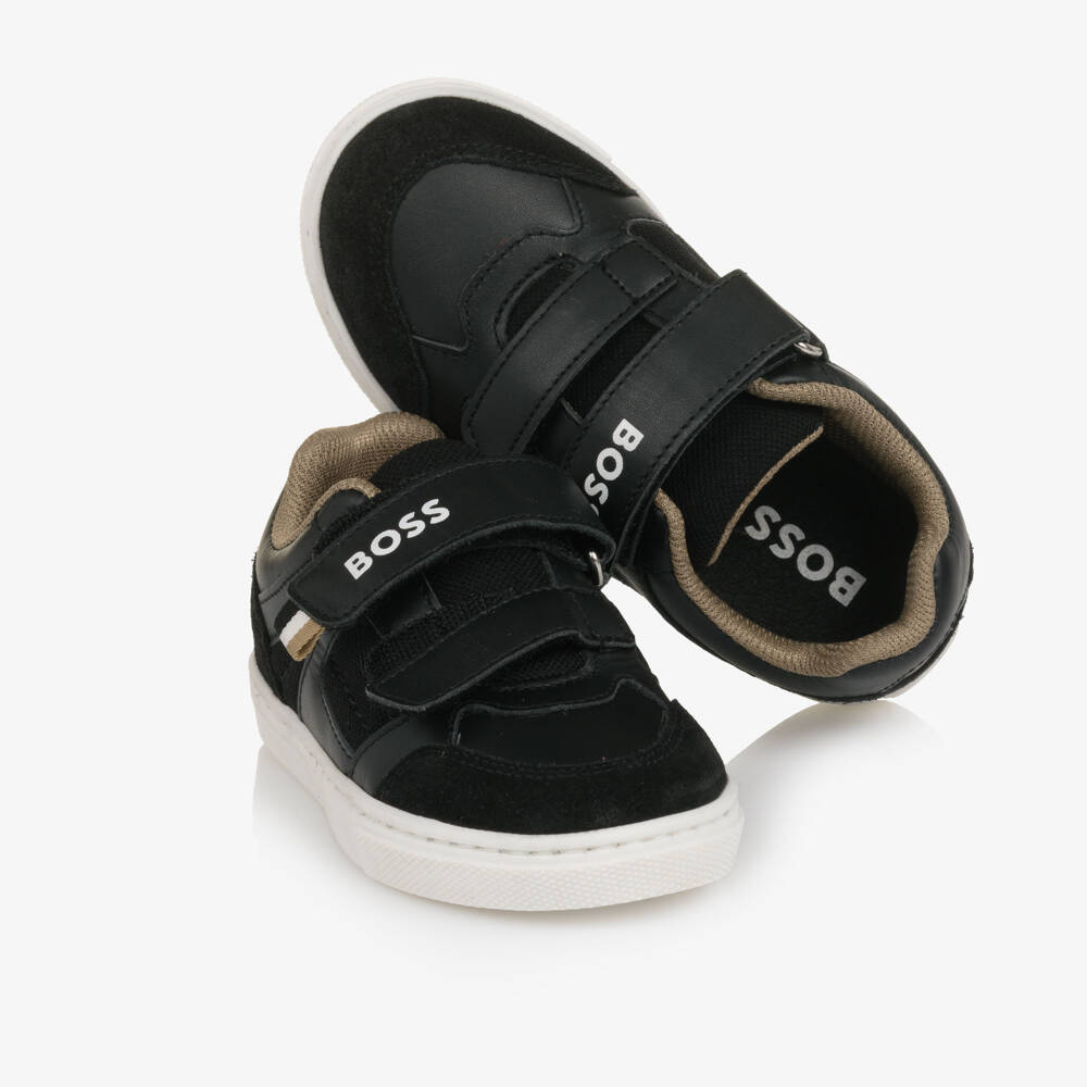 BOSS-Black Logo Trainers | Childrensalon Outlet
