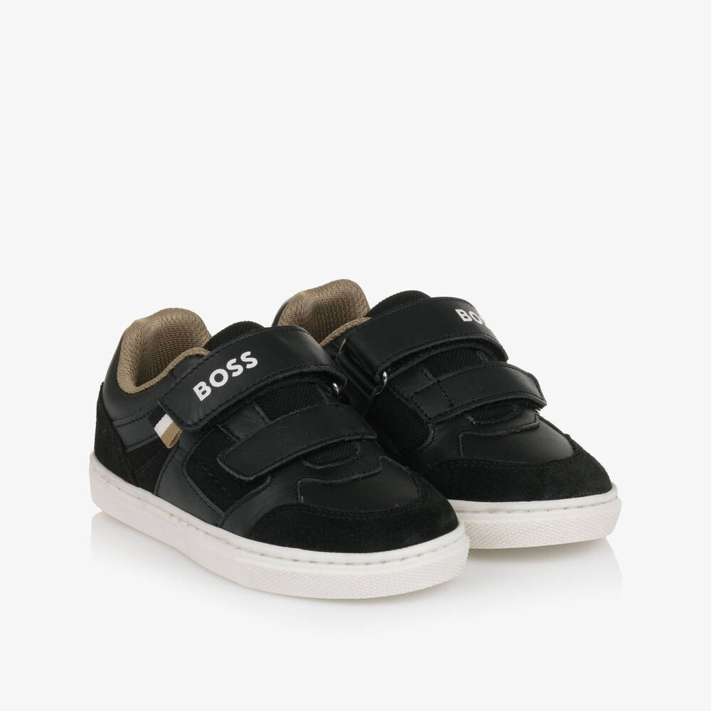 BOSS-Black Logo Trainers | Childrensalon Outlet