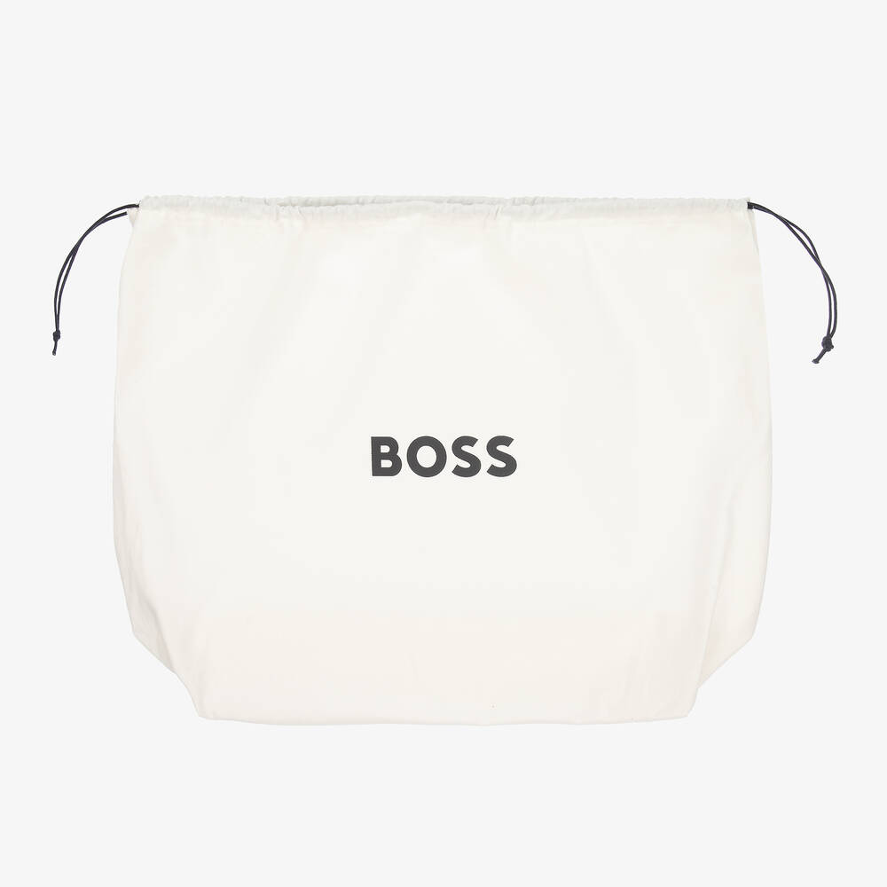 BOSS-Black Monogram Baby Changing Bag (40cm) | Childrensalon Outlet