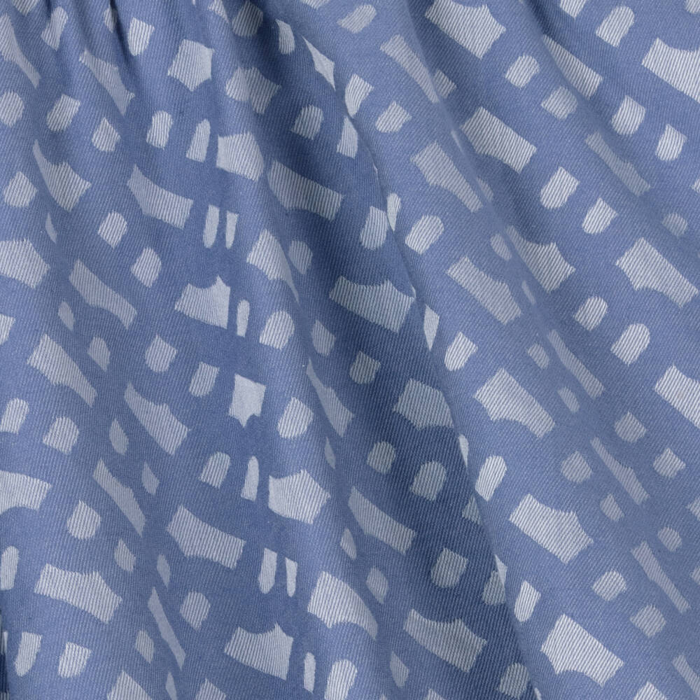 BOSS-Blue Girls Monogram Jacquard Dress | Childrensalon Outlet