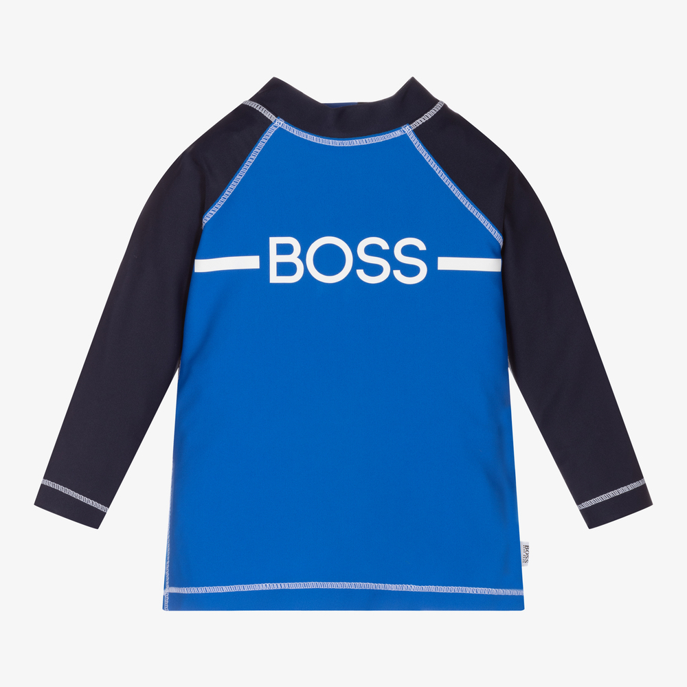 BOSS - Haut bleu anti-UV (UPF40+) | Childrensalon