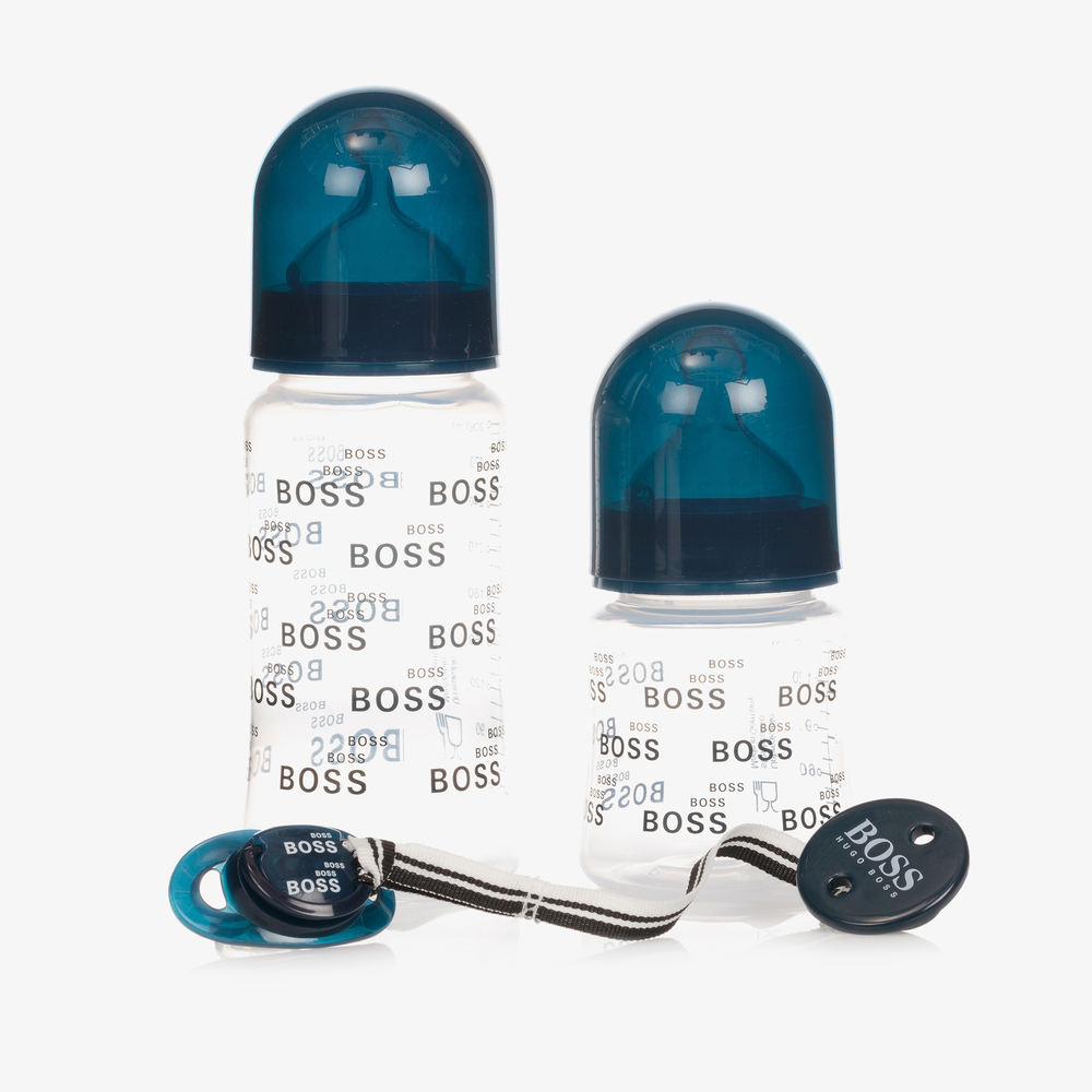 BOSS - Bottles & Dummy Set (4 Pieces) | Childrensalon