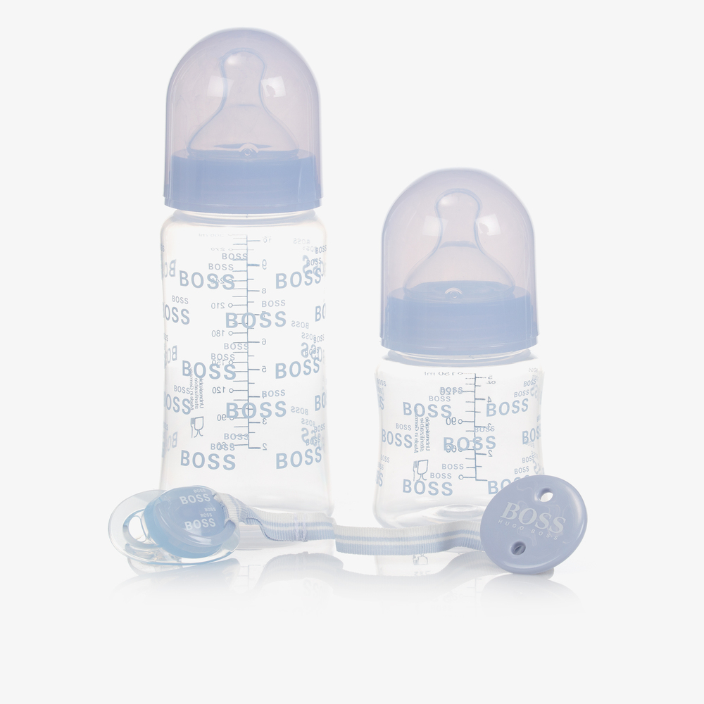 BOSS - Bottles & Dummy Set (4 Pieces) | Childrensalon