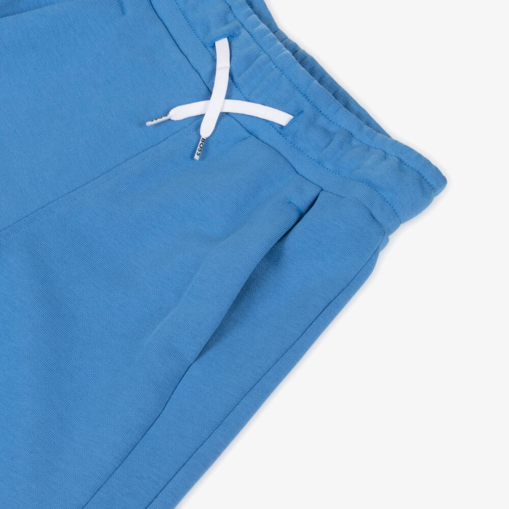 BOSS-Boys Azure Knit Pull-On Shorts | Childrensalon Outlet