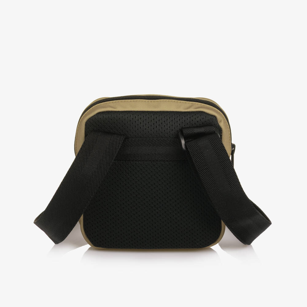 BOSS-Boys Beige Canvas Messenger Bag (18cm) | Childrensalon Outlet