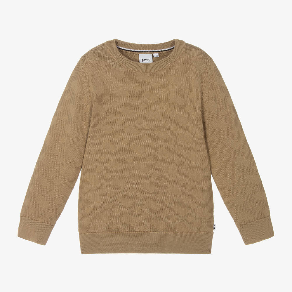 Boys tan sweater discount