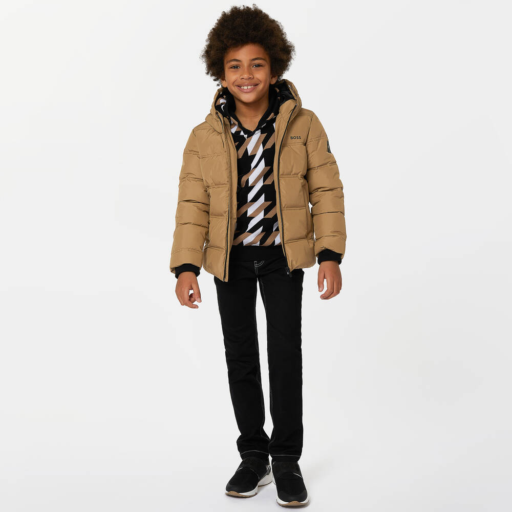 Boys beige cheap jacket