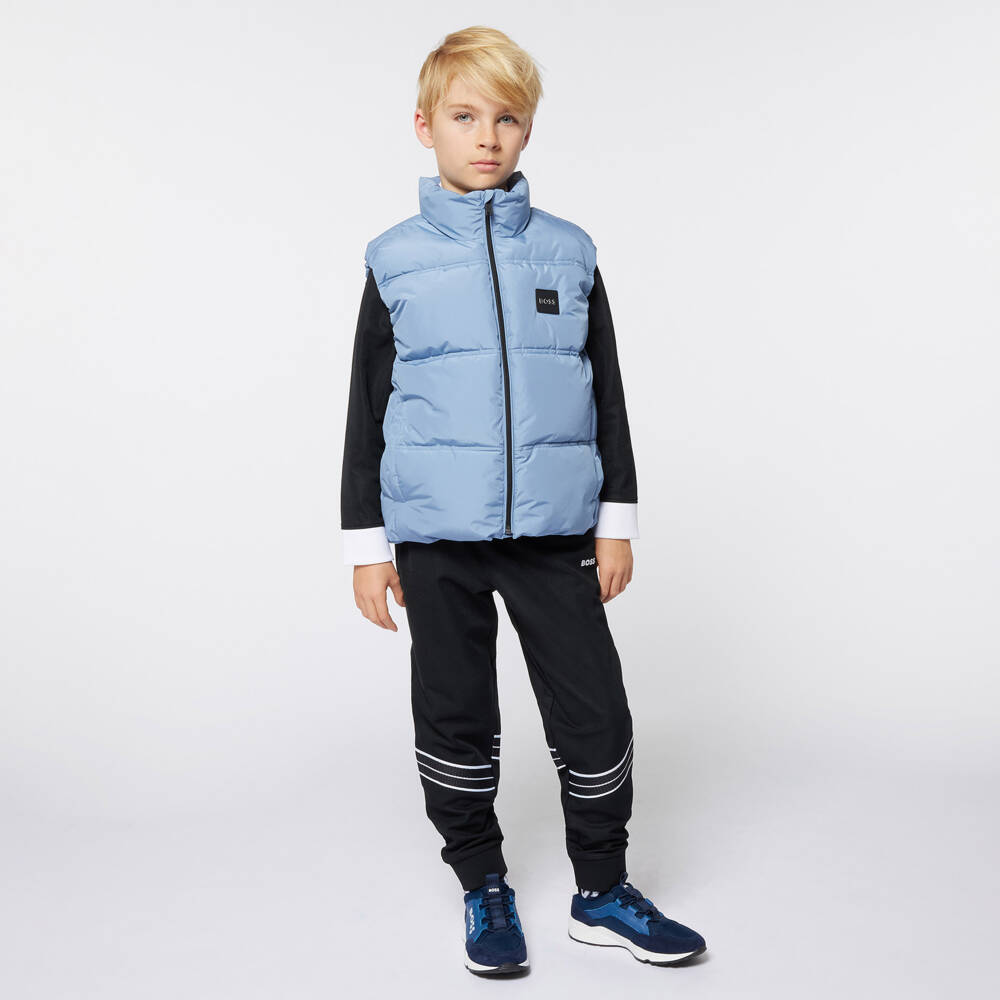 BOSS-Черные джоггеры из джерси для мальчиков | Childrensalon Outlet