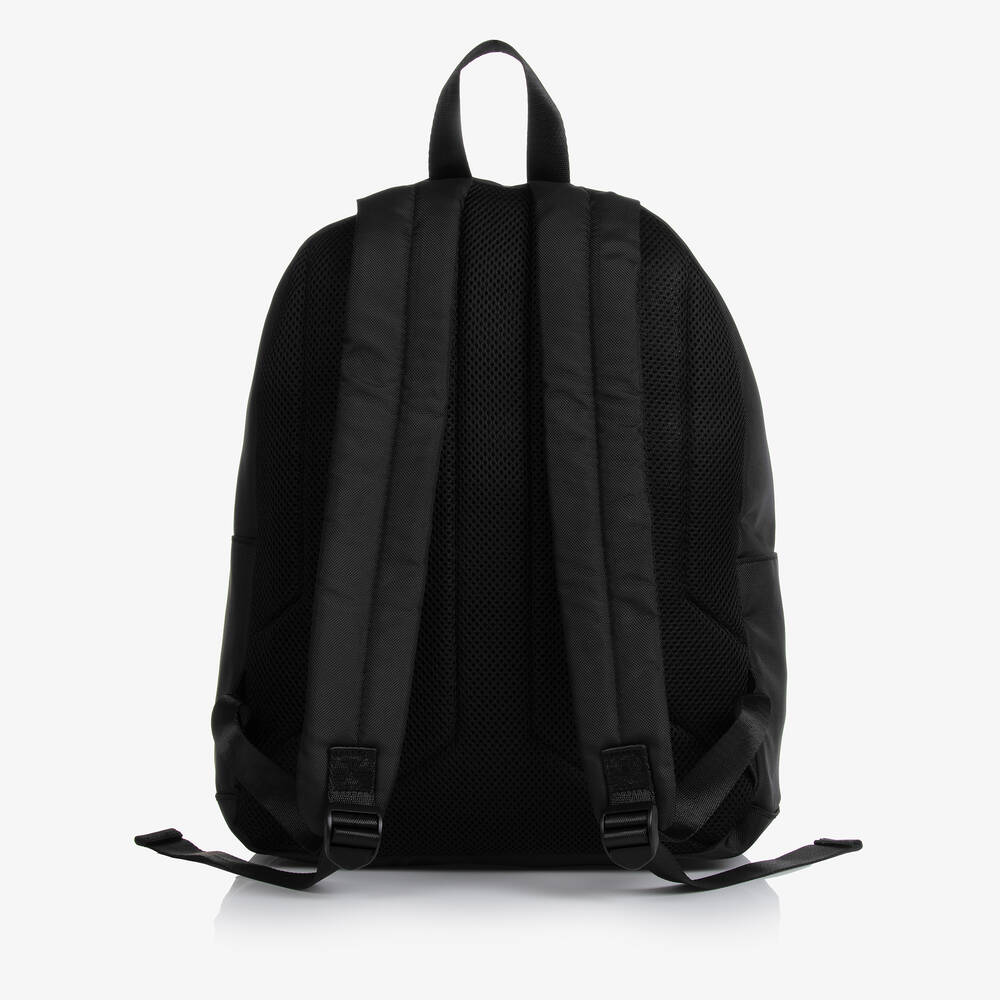 BOSS-Черный парусиновый рюкзак (39см) | Childrensalon Outlet
