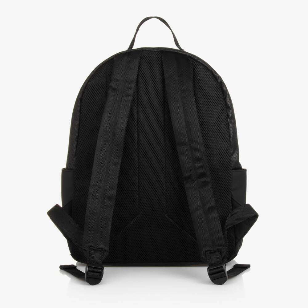 BOSS-Boys Black Logo Backpack 40cm | Childrensalon Outlet