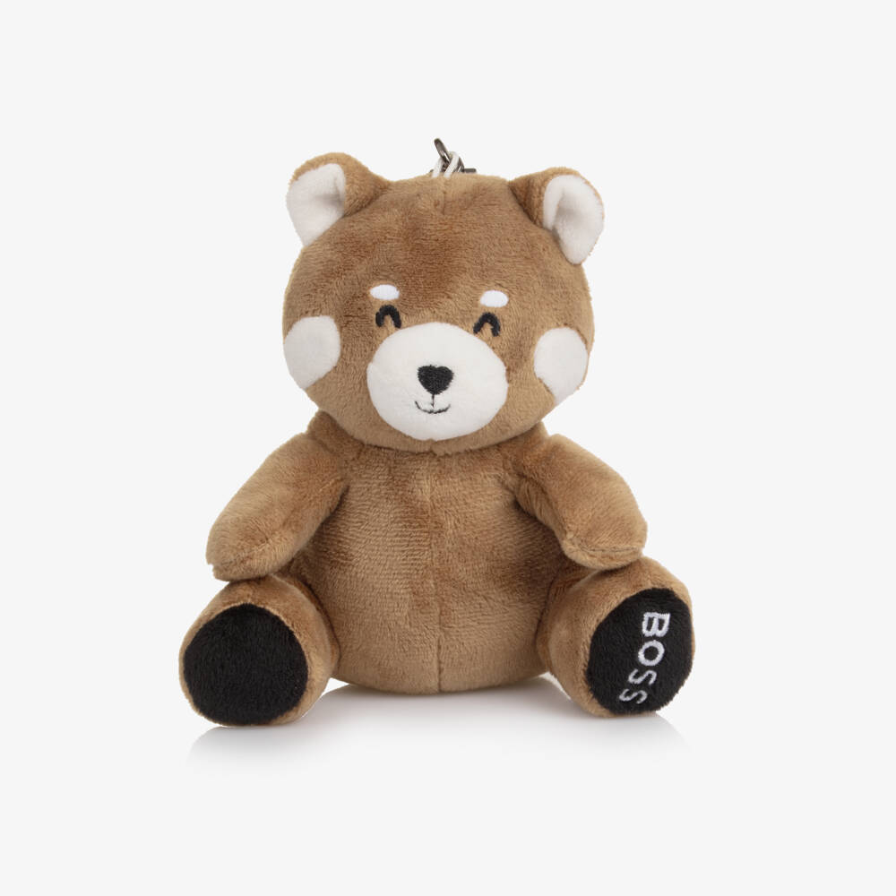 BOSS-Boys Black Mini Backpack with Red Panda Charm | Childrensalon Outlet