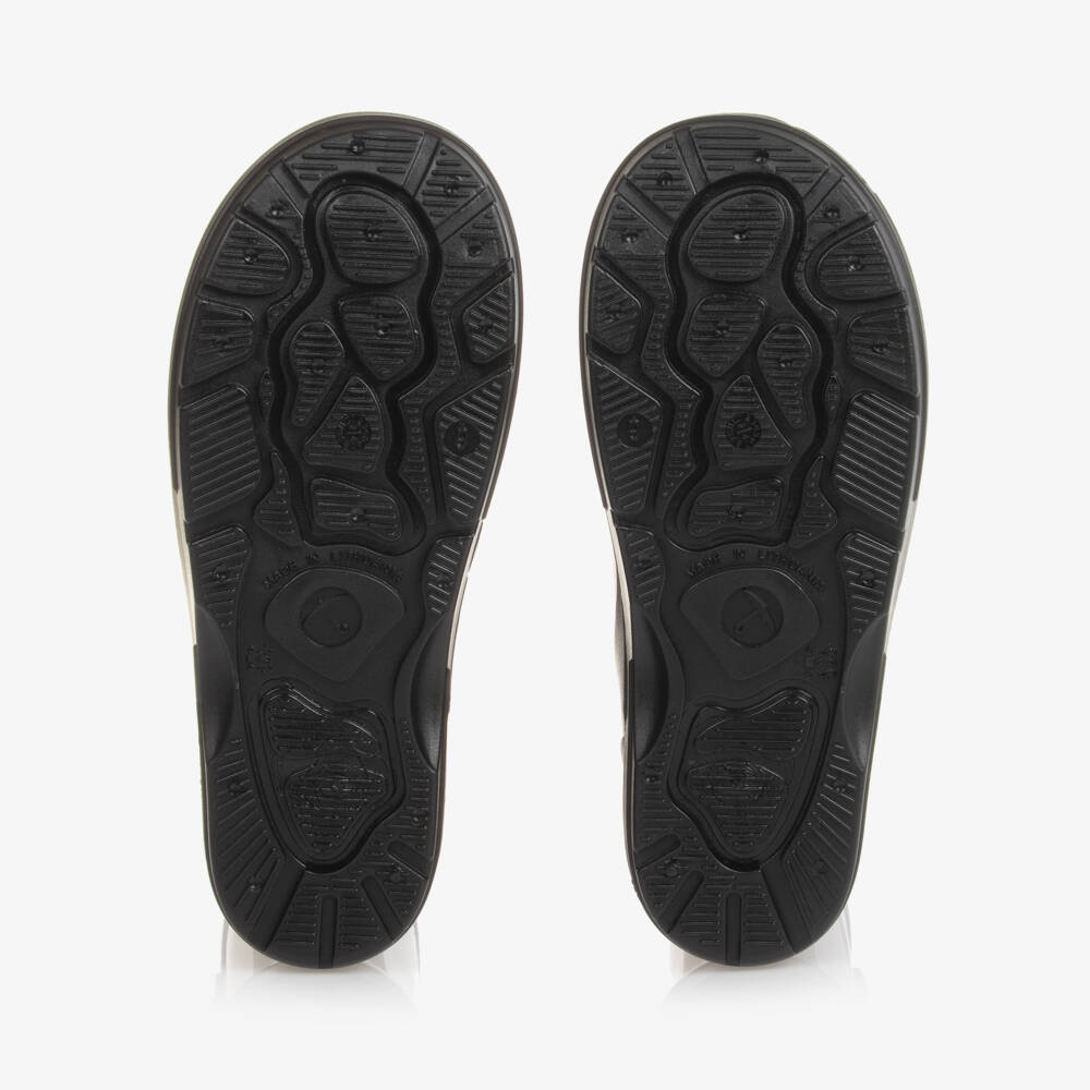 BOSS-Boys Black Rubber Wellies | Childrensalon Outlet