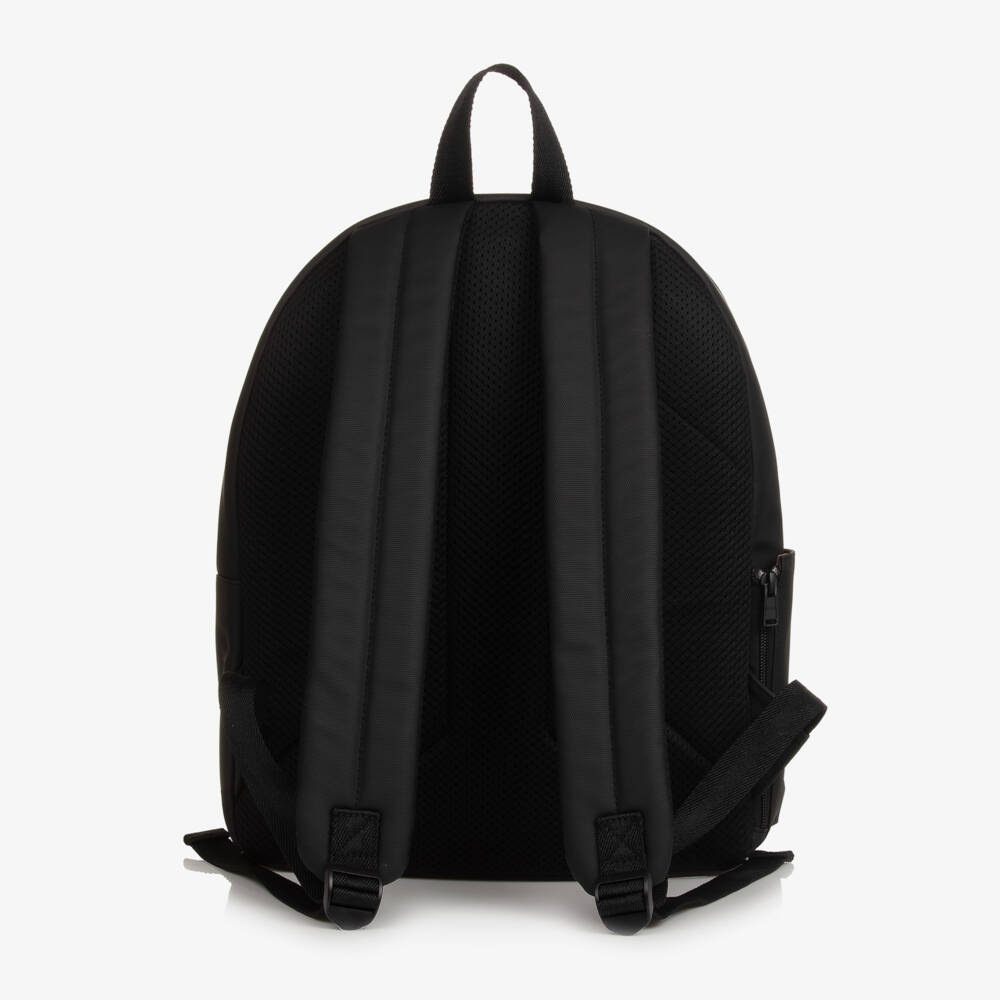 BOSS-Boys Black Tri-Stripe Backpack | Childrensalon Outlet