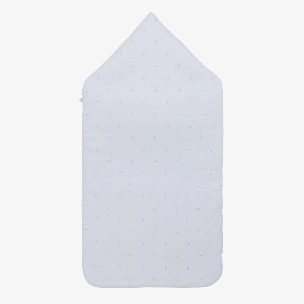 BOSS-Boys Blue Cozy Cotton Cocoon | Childrensalon Outlet