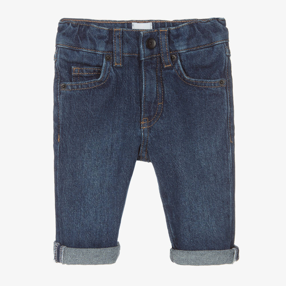 BOSS - Boys Blue Denim Jeans | Childrensalon
